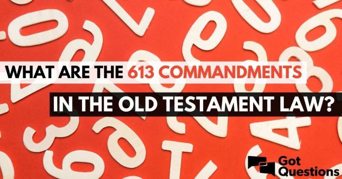 How many laws are in the old testament