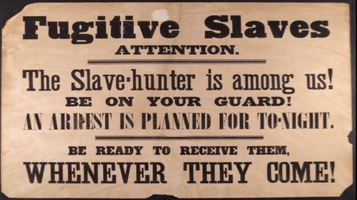 What was the fugitive slave law of 1850