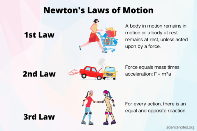 What are newton's 3 laws