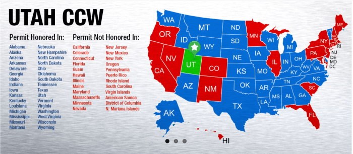 How does utah rank on gun laws 2024