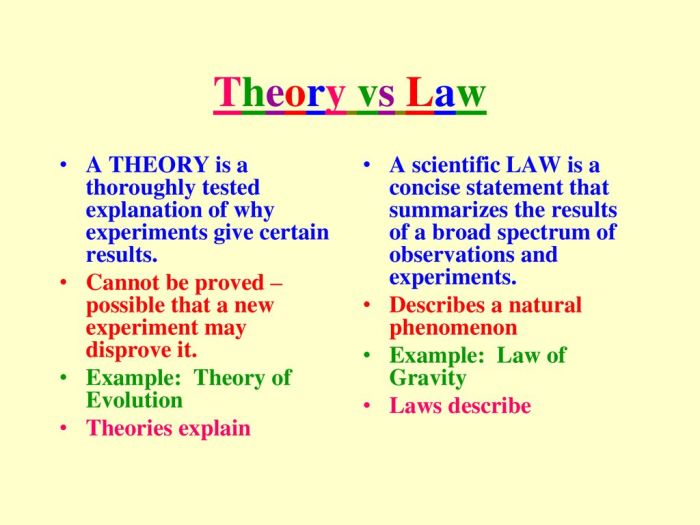 What is a law in science