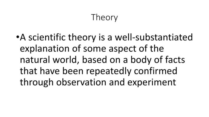 What is the difference between a theory and scientific law