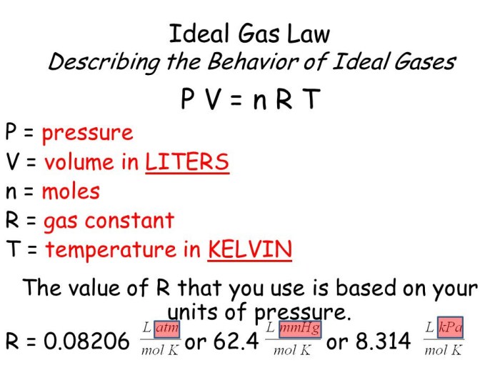 Ideal constant values powner mr value molar kelvin gases