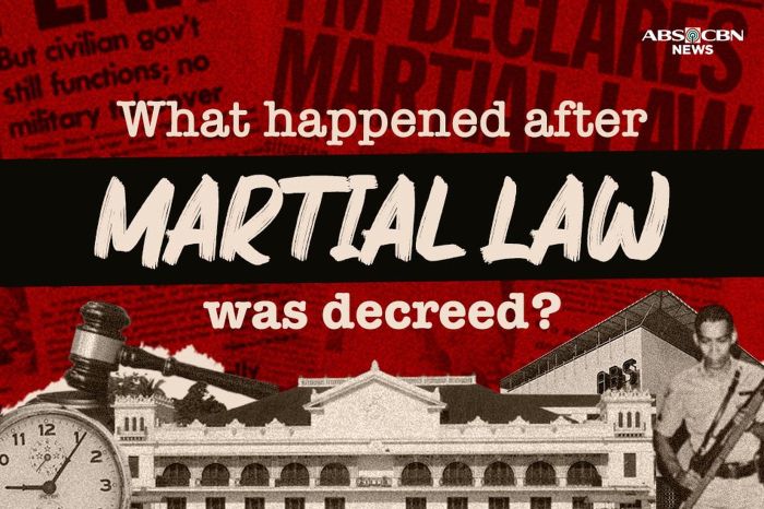 Who restored martial law