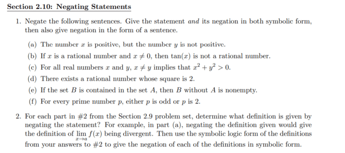 De morgan's laws