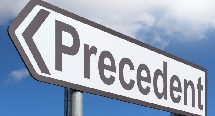 What is a precedent in law