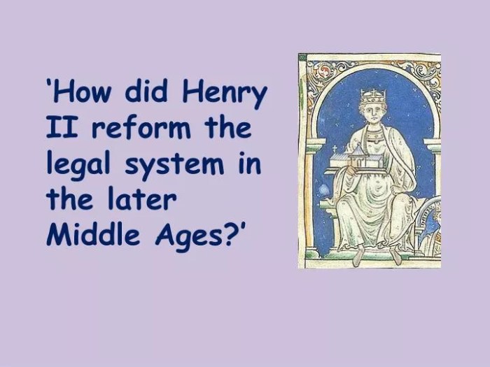 How did henry ll improve english law