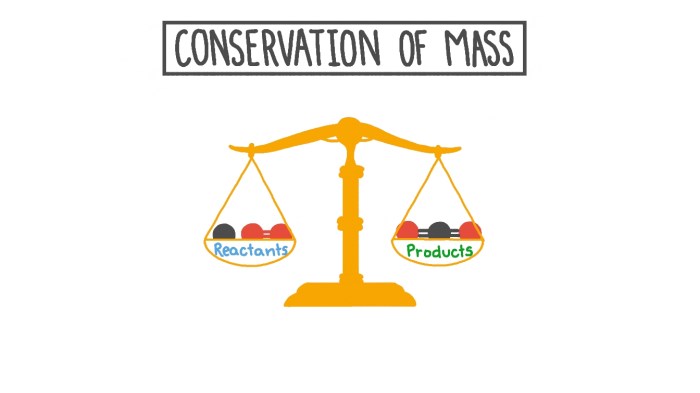 What law of conservation of mass