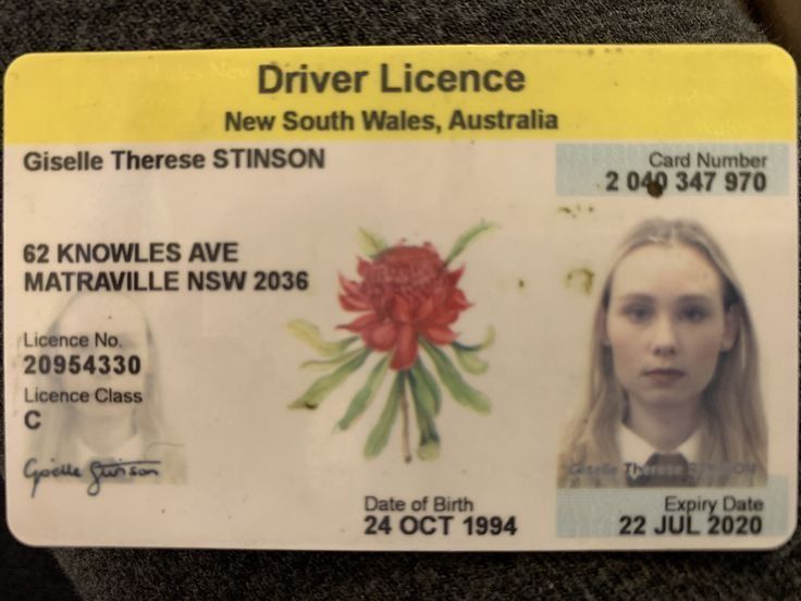 Australian drivers licence in uk insurance