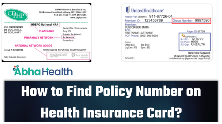 How to find your policy number for health insurance