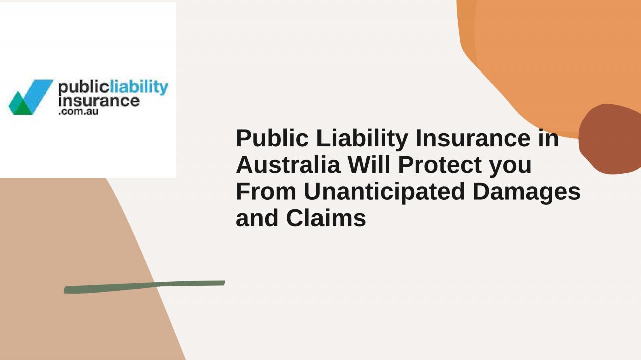 What is public liability insurance in australia